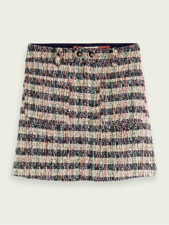 Scotch & Soda Dresses & Skirts - Scotch & Soda Multicolor Tweed Mini Skirt